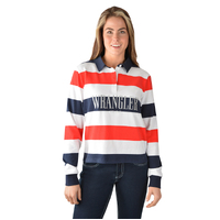 Wrangler Womens Charlotte Fashion Rugby (X3W2577940) Navy/Red/White [SD]