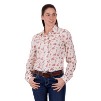 Wrangler Womens Becky L/S Shirt (X3S2137506) Egret