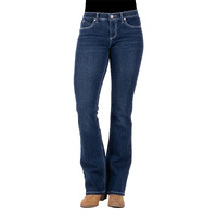 Wrangler Womens Amelia Q-Baby Booty Up Jeans (XCP2250860) Indigo
