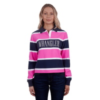 Wrangler Womens Hattie Fashion Rugby (X4W2577074) Navy/Pink