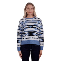 Wrangler Womens Gigi Knitted Pullover Jumper (X4W2517091) Blue