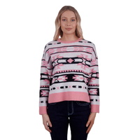 Wrangler Womens Gigi Knitted Pullover Jumper (X4W2517091) Pink