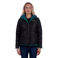 Wrangler Womens Montana Reversible Jacket (X4W2790097) Black