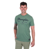 Wrangler Mens Arthur S/S Tee (X5S1557391) Sage