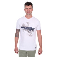 Wrangler Mens Lance S/S Tee (X5S1557393) White