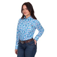 Wrangler Womens Alissa L/S Shirt (X5S2127439) Blue