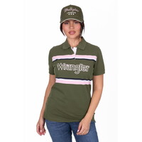 Wrangler Womens Hallie Polo (X5S2565410) Olive