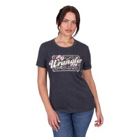 Wrangler Womens Irene S/S Tee (X5S2598419) Charcoal Marle