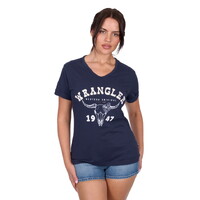 Wrangler Womens Reese S/S Tee (X5S2598429) Navy