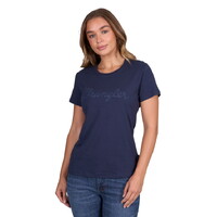 Wrangler Womens Texas S/S Tee (X5S2598460) Navy