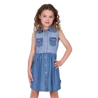 Wrangler Girls Joanna Sleeveless Dress (X5S5400459) Navy
