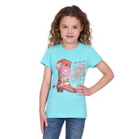 Wrangler Girls Kelly S/S Tee (X5S5598453) Aqua