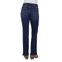 Wrangler Womens Ultimate Riding Jeans - Q Baby 34 Leg (WRQ20NR34) Dark Blue [SD]