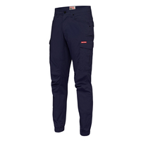 Hard Yakka Mens 3056 Stretch Ripstop Cargo Pants with Cuff (Y02340) Navy  [GD]