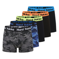 Hard Yakka Mens 5 Pack Cotton Trunks (Y26578)