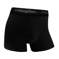 KingGee Mens Bamboo Trunks - 3 Pack (K19005) Black