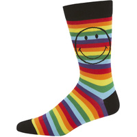 Bamboozld Mens Smiley Proud Bamboo Socks (BBW22SMILEYPROUDR) Multi 7-11