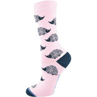 Bamboozld Womens Hedgehog Bamboo Socks (BBS19HEDGEHOGW) Pink 2-8
