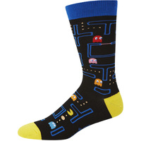 Bamboozld Mens Pac-Man Bamboo Socks (BBW18PACMR) Black 7-11