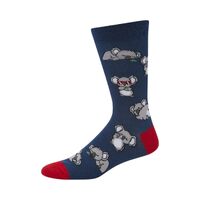 Bamboozld Socks Mens Cool Koala Bamboo Socks (BBW22COOLKOALAR) Blue 7-11