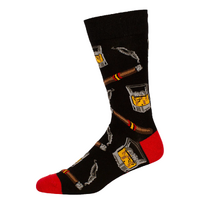 Bamboozld Socks Mens Whiskey Bamboo Socks (BBW24WHISKEYR) Black 7-11