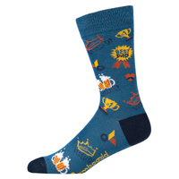 Bamboozld Socks Mens Best Dad Bamboo Socks (BBS24BESTDADR) Blue 7-11