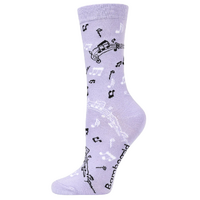 Bamboozld Socks Womens Music Maestro Bamboo Socks (BBS24MAESTROW) Lilac 2-8