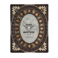 Pure Western Aztec Rose Gold Picture Frame 4X6" (P1S1934GFT) Assorted