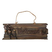 Pure Western Cowboy Spurs Welcome Sign (P1S1954GFT) Assorted