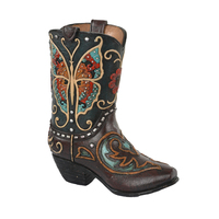 Pure Western Butterfly Boot Vase (P1S1965GFT) Assorted