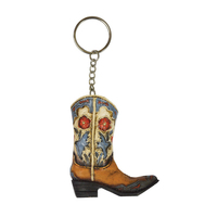 Pure Western Boot Dove and Flower Keychain (P1S1974GFT) Assorted