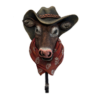 Pure Western Cow Wall Hook (P3S1913GFT)