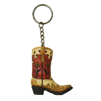 Pure Western Boot Flower Keychain (P3S1937GFT)
