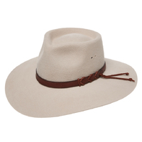 Statesman Big Australian Fur Felt Hat (S0116170) Silverbelly