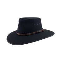 Statesman Countryman Fur Blend Hat (S0046220) Black