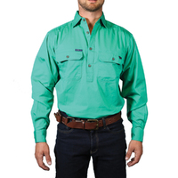 Ringers Western Mens King River Half Button Work Shirt (171110002) [GD]