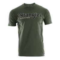 Wrangler Mens Ryder Logo S/S Tee (XCP1557969) Cypress