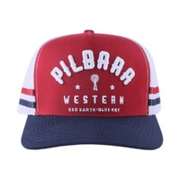 Ritemate Unisex Pilbara Classic Trucker Cap (RMTC003) Rust Red/White OSFM