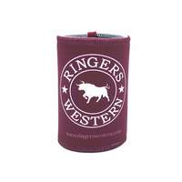 Ringers Western Signature Bull Stubby Cooler (518224002) Burgundy