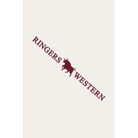 Ringers Western RW Small Die Cut Sticker (172124002) Burgundy
