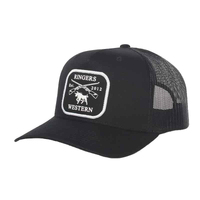 Ringers Western  Shotgun Trucker Cap (419120242) Black OSFM