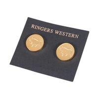 Ringers Western Tessa Earrings (420124010) Gold One Size [GD]