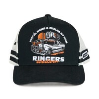 Ringers Western Unisex Rum Runner Trucker Cap (724015RW) Black OSFM