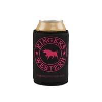 Ringers Western Signature Bull Stubby Cooler (723035RW) Black/Melon