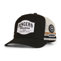 Ringers Western Country Club Deep Fit Trucker Cap (424030RW) Black OSFM