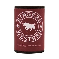 Ringers Western Signature Bull Stubby Cooler (723035RW-BU) Burgundy