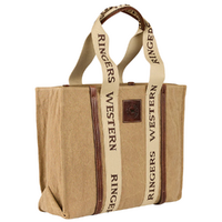 Ringers Western Waxicanvas Shopper Tote (425017RW) Sand