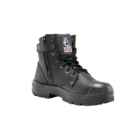 Buy Steel Blue Mens Argyle Zip Safety Boots (332152) Black 9