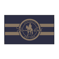 Thomas Cook Unisex Logo Towel (TCP1900TWL) Navy/Tan One Size