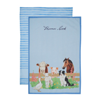 Thomas Cook TC Tea Towel - 2 Pack (TCP2905TWL) Light Blue